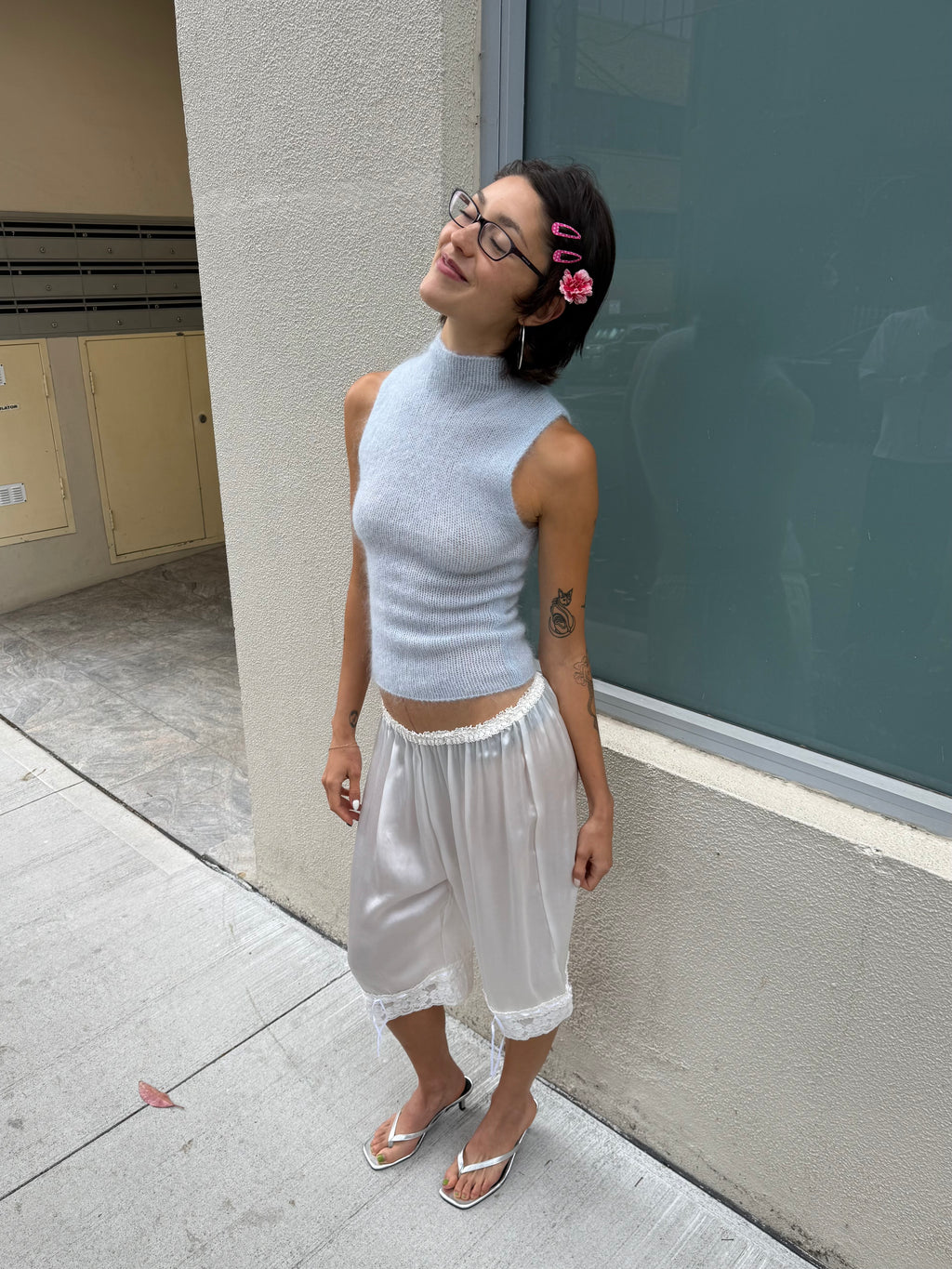 Mohair Turtleneck - Sky