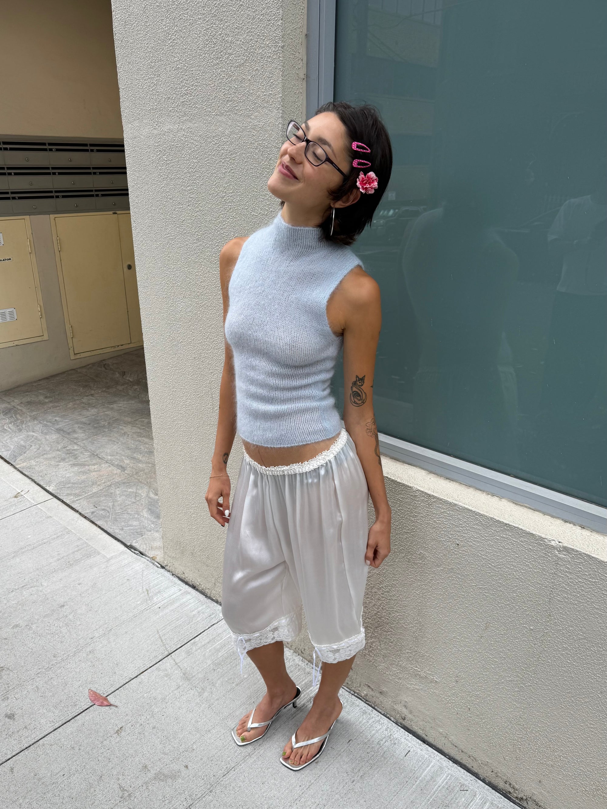 Mohair Turtleneck - Sky