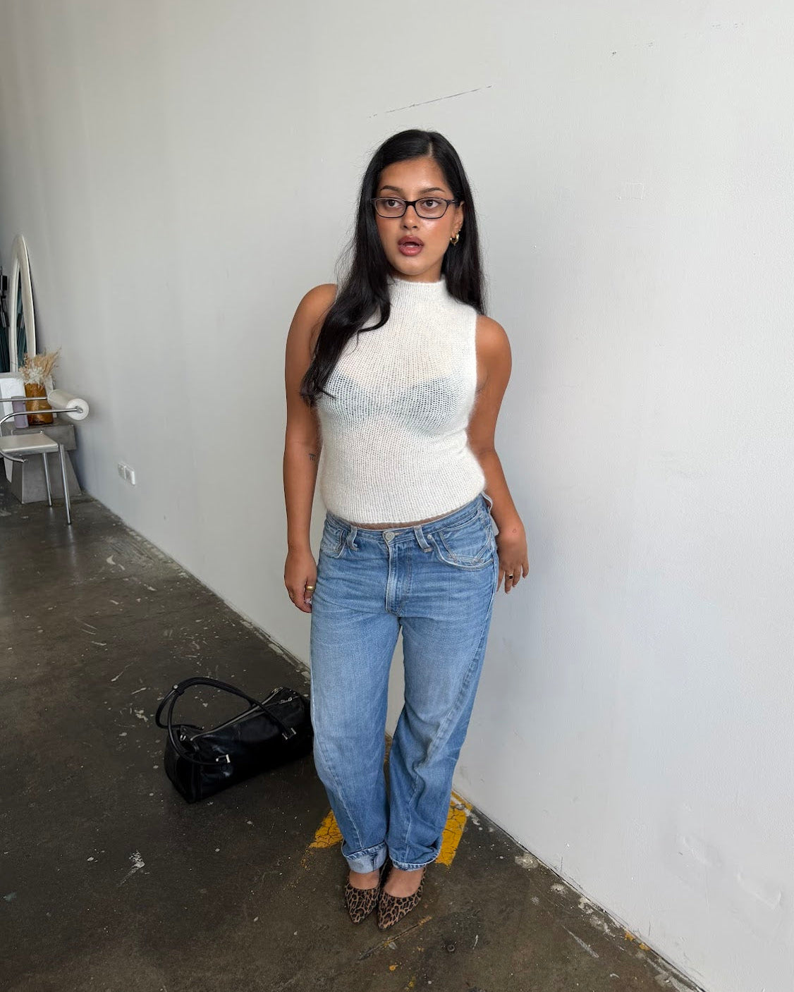 Mohair Turtleneck - cream