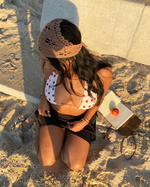 Daphne Halter Top - Polka