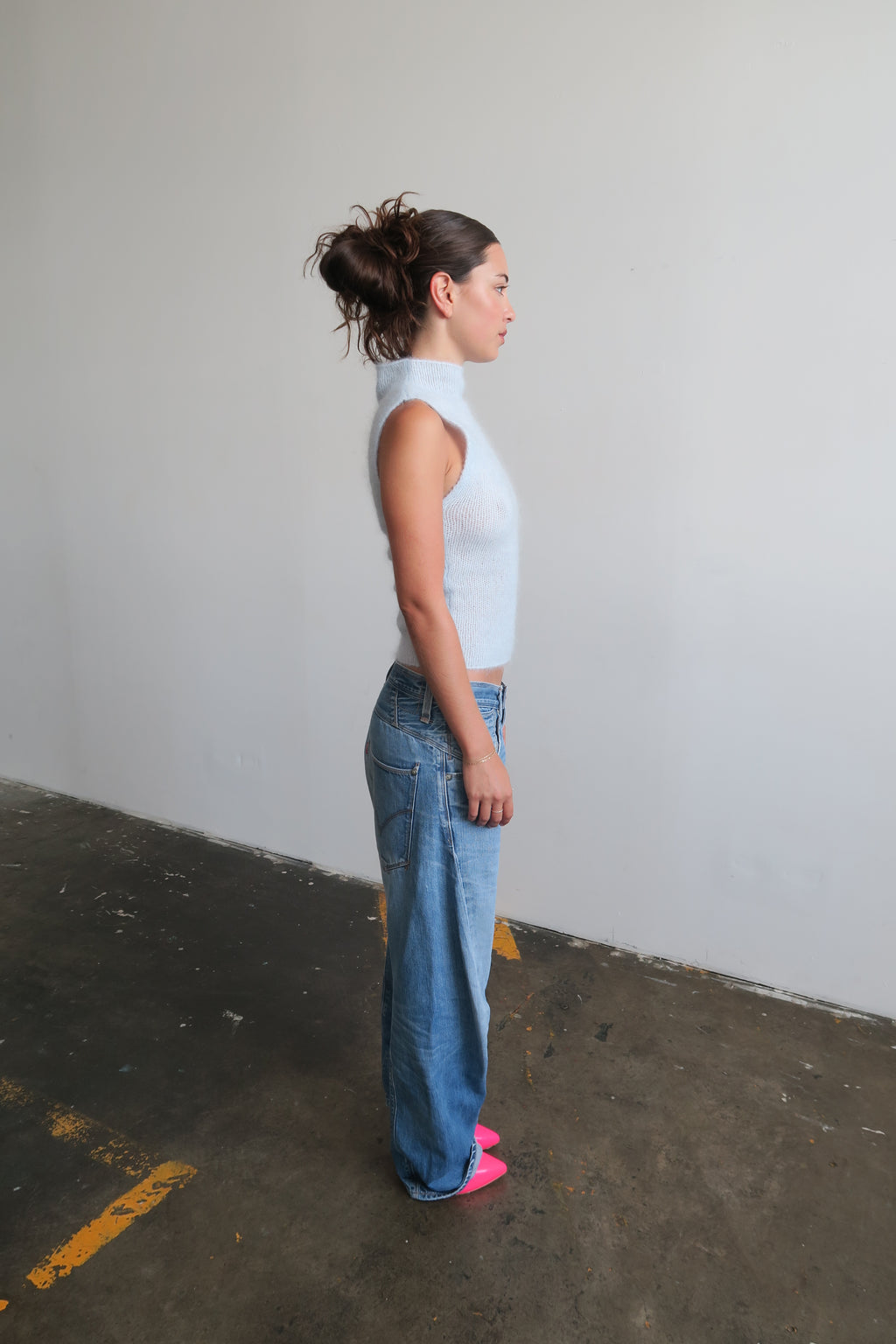 Mohair Turtleneck - Sky