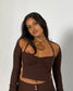 Ted Halter Top - Chocolate