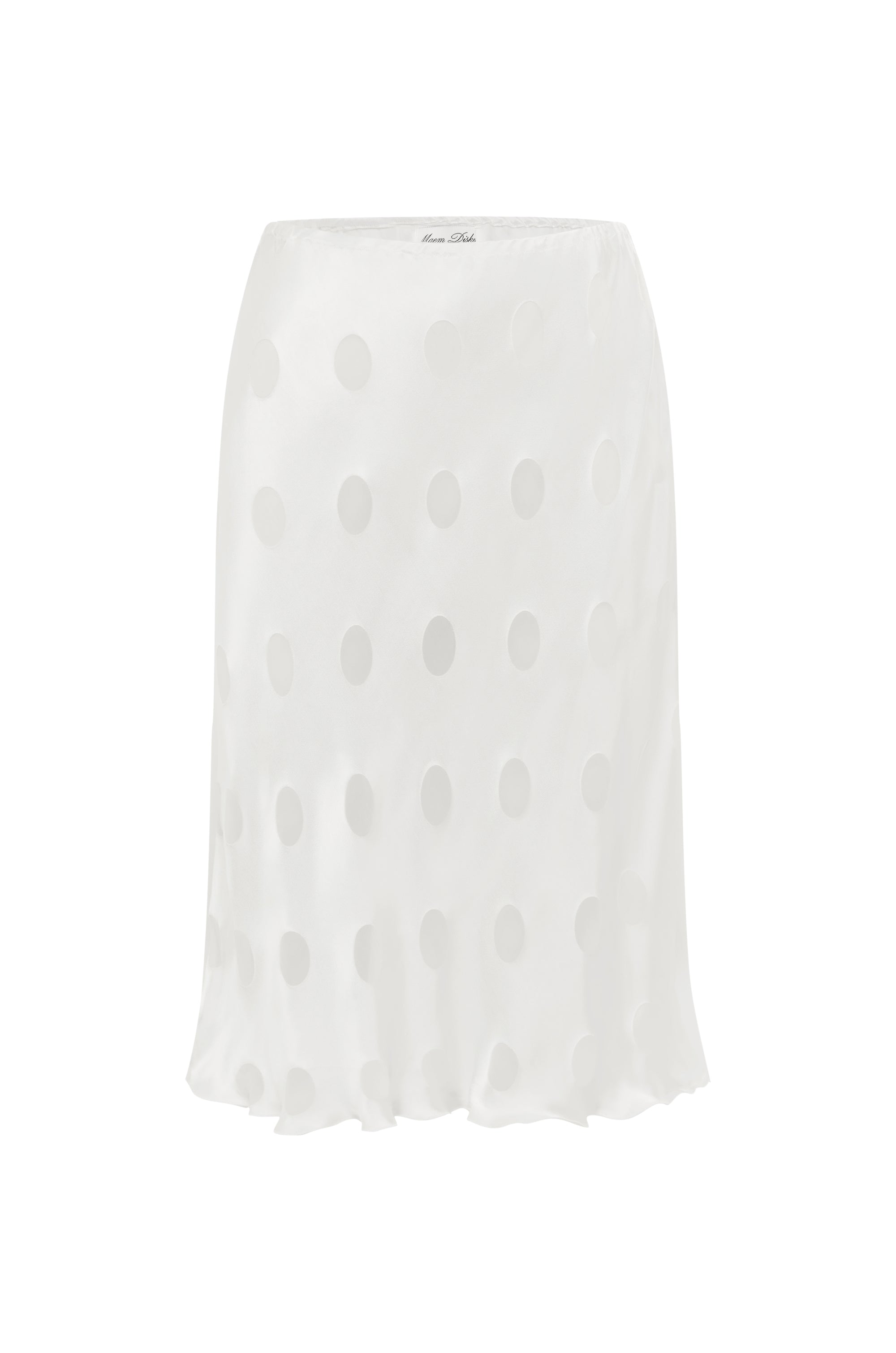Silk Polka Midi Skirt - PREORDER