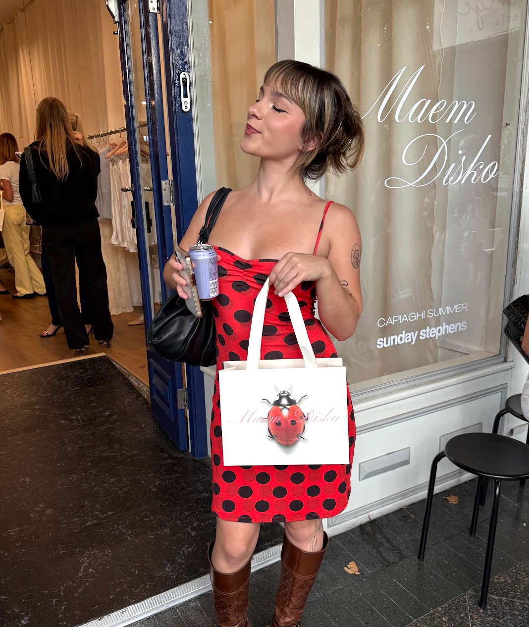 Ladybug Dress - Bamboo PREORDER