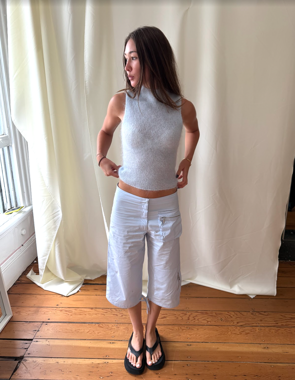 Mohair Turtleneck - Sky