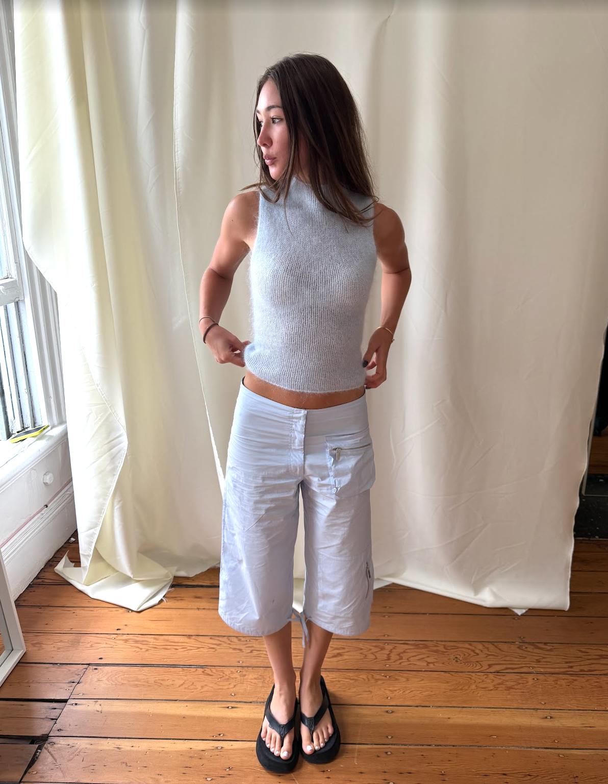 Mohair Turtleneck - Sky