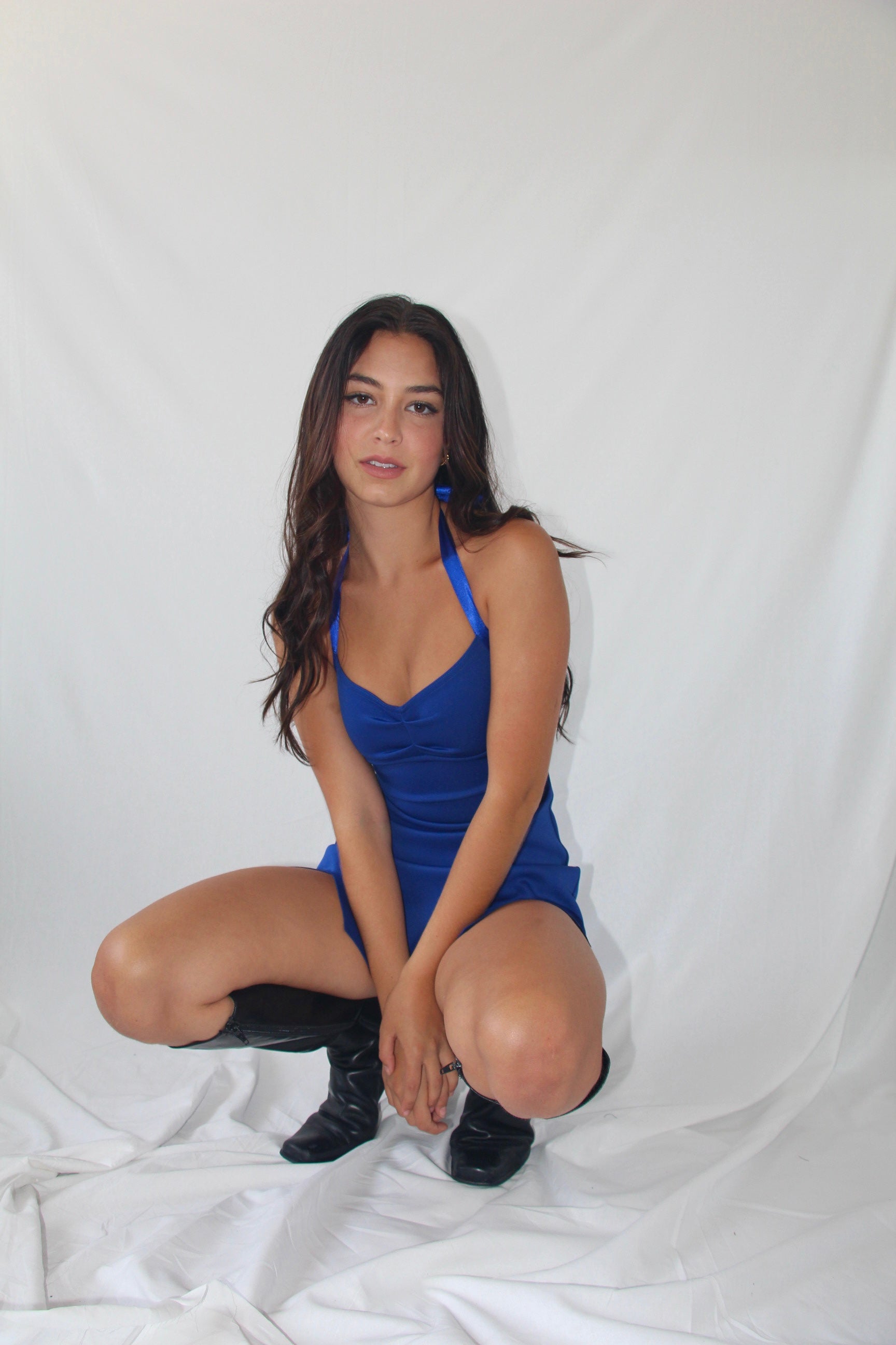 Babydoll Dress - Midnight Blue