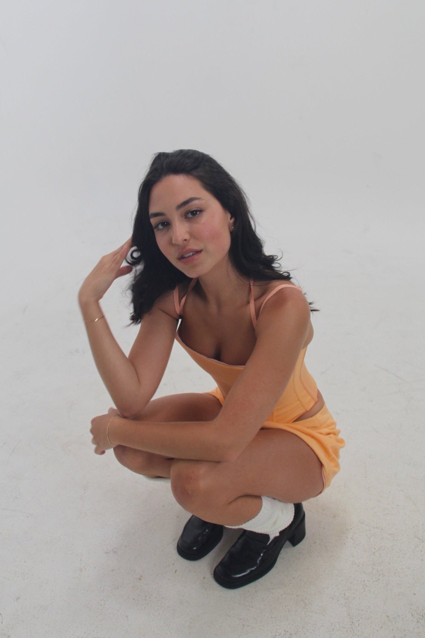 Dahlia Corset - Apricot